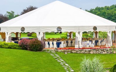 Infographic: Wedding Reception Tent & Table Layout Options