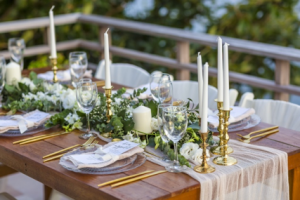 tablescape greenery