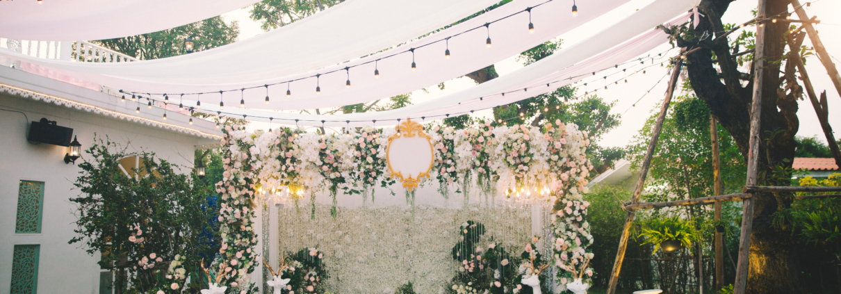 How To Decorate A Backyard Wedding Event Rentals By Hicks