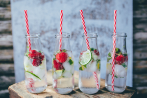 outdoor party refreshments