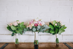 flowers at wedding