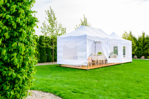 outdoor wedding tent 